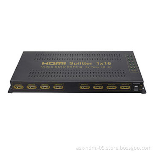 1.4 4Kx2K HDMI 1x16 Splitter, Support 3D